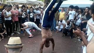 Capoeira cobrinha bjj e Sidney FIU Roda da praça da República [upl. by Bose750]