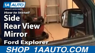 How to Replace Side View Mirror 9801 Ford Explorer [upl. by Ahsini]