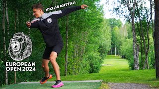 TULEVA FRISBEEGOLFIN MMKISARATA  European Open 2024  Niklas Anttila [upl. by Yrrak]