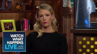 January Jones Discusses An Exs Criticism Of Her Acting  WWHL [upl. by Any81]