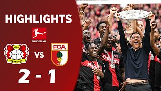 Bayer 04 Leverkusen gegen FC Augsburg 21 Höhepunkte und Ziele  Bundesliga 202324 [upl. by Efron88]