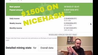 1500 ON NICEHASH PER MONTH MINING ETHEREUM  4 RX580 8GB RIGS [upl. by Heydon]