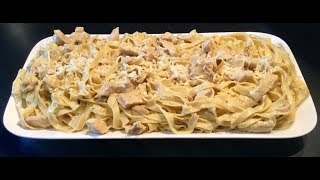 Les tagliatelles au poulet et à la crème fraîche d’Isigny sauce crémeuse [upl. by Ugo488]