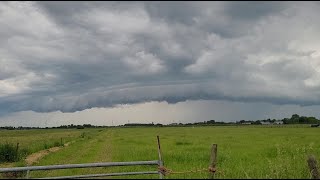 Timelapse Shelfcloud bij Zetten  26 mei 2024 [upl. by Lorrimor571]