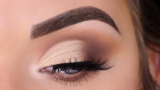 Half Cut Crease Eyeshadow Tutorial for Beginners  ABH Soft Glam Palette [upl. by Fuld831]