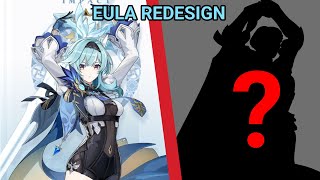 REDESIGNING Characters from Genshin Impact Pt 5  Eula Redesign [upl. by Richmond562]