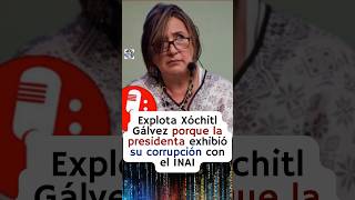 Se enoja Xóchitl Gálvez con la Presidenta Sheinbaum por exhibir su corrupción 😱🤣 [upl. by Nanette179]