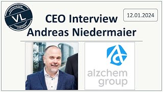 Alzchem  CEO Interview Andreas Niedermaier [upl. by Haet]