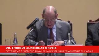 DERECHO PENAL COMPORTAMIENTO ALTERNATIVO CONFORME A DERECHO ENRIQUE GIMBERNAT ORDEIG [upl. by Yeta]