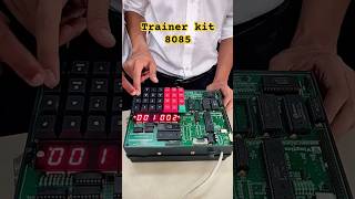 How to operate Microprocessor 8085 Trainer kitshorts [upl. by Arron530]