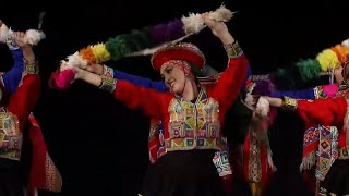 Danza de los cuatro suyos en el lanzamiento del Inti Raymi 2022  EEUU [upl. by Faria]