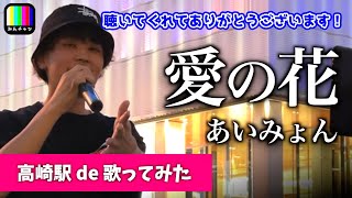 【歌詞付き】愛の花  あいみょん covered by 通りすがりのりんりん  歌ってみた  路上ライブ [upl. by Jeroma847]