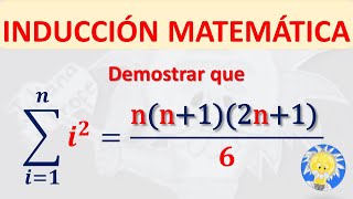 📌 DEMOSTRAR SUMATORIA por Principio de INDUCCIÓN MATEMÁTICA  Σi 2 nn12n16  Juliana [upl. by Blanding]