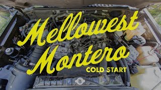 The Mellowest Montero Cold Start of a Mitsubishi 6G72 SOHC Engine [upl. by Wehttan109]