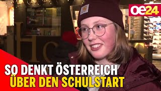 So denkt Österreich über den Schulstart [upl. by Akilegna]