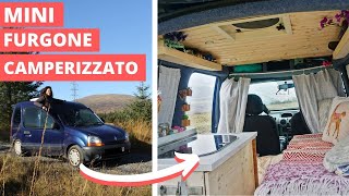 MINI VAN TOUR  Camperizzazione Pratica e Compatta  KANGOO 2003 [upl. by Ecinehs]