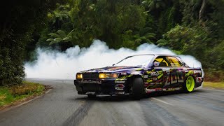 David Hunter Street Drift New Zealand  THE MILK RUN  Presented By Link ECU [upl. by Luanni]