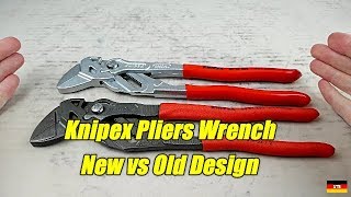 Knipex Pliers Wrench 10quot  Old vs New Version [upl. by Adnohsed]