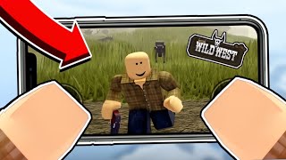 Playing The Wild West on MOBILE [upl. by Haliled]