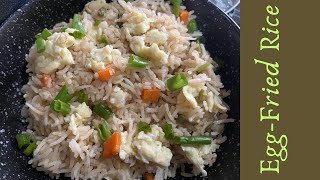 Simple Stir Egg Fried Rice 🍚 [upl. by Nehgem370]