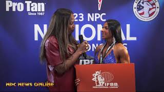 2023 NPC Nationals Wellness Overall Winner Sumaiya Sarwar Interview [upl. by Seton]