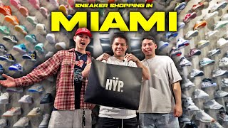 Shopping at the BEST Sneaker Stores in Miami [upl. by Amby]