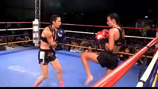 มวยไทย l Kerrianne McKay เจอกับ Liz Earp l Domination Muay Thai [upl. by Elyak]