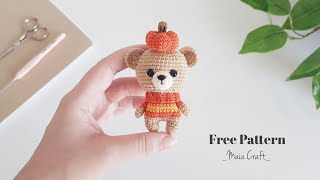 Amigurumi Free Pattern Crochet Bear Mẫu hướng dẫn móc gấu miễn phí Shorts [upl. by Eckart548]