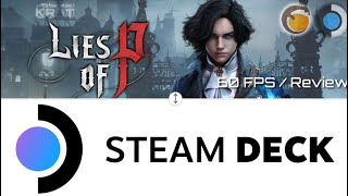 Lies of P Steamdeck Review  Actual gameplay  60 fps Lutris [upl. by Madden141]