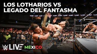 Los Lotharios vs Legado del Fantasma  WWE Live México 2022 Highlights [upl. by Anerhs]