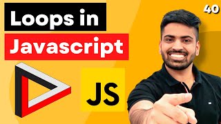 Loops In Javascript  For While DoWhile Break amp Continue  Complete Web Development Course 40 [upl. by Ardyaf]