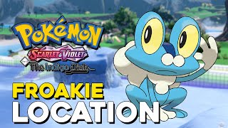 Pokemon Scarlet amp Violet The indigo Disk DLC Froakie Location [upl. by Kired475]