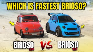 GTA ONLINE  BRIOSO 300 VS BRIOSO RA WHICH IS FASTEST BRIOSO  CLASSIC VS MODERN [upl. by Orteip391]