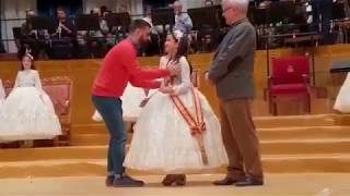 Ensayo de la Exaltación de la Fallera Mayor Infantil de Valencia 2019  Actualidad Fallera [upl. by Illil]