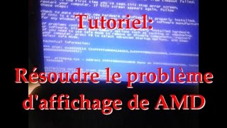 Tutoriel Résoudre le problème daffichage AMD Atikmpagsys [upl. by Noemad575]