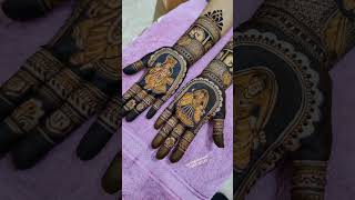 radhe radhe shree krishna krishna 🙏🏻♥️mehndi mhendiartist hennadesign likeforlikes subscribe [upl. by Uela]