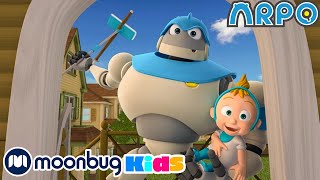 ARPO The Robot  Master Of HouseholdFu  Moonbug Kids TV Shows  Full Episodes  Cartoons For Kids [upl. by Ardnait]