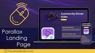 Parallax Landing Page  Rellaxjs [upl. by Enaxor845]