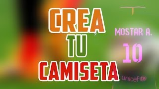 COMO CREAR CAMISETAS DE FÚTBOL DESDE MÓVIL  MUY FÁCIL GENIAL APLICACIÓN [upl. by Waynant756]