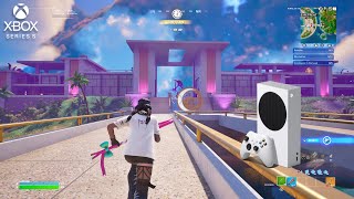 Fortnite Xbox Series S Gameplay 4K 120FPS [upl. by Small643]