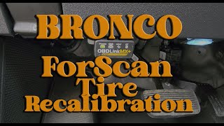 Ford ForScan OBD2 Speedo Recalibration Tutorial [upl. by Kolva]