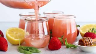 Strawberry Basil Lemonade [upl. by Sivert913]