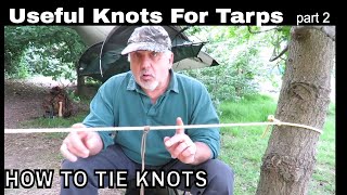 How To Tie The Most Useful Knots For Bushcraft Camping Survival And Hiking  part 2 [upl. by Pleione192]