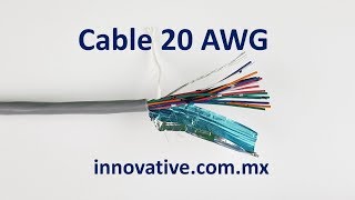 Cable 20 AWG Multiconductor con Pantalla [upl. by Earal]