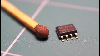 How to use SMD IC parts on a breadboard [upl. by Ynaffit]