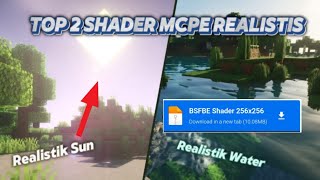 TOP 2 SHADER REALISTIK MCPE 120  Link MEDIAFIRE [upl. by Attezi]