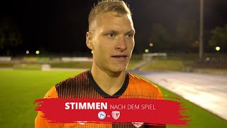 STIMMEN NACH DEM SPIEL  FC Hertha 03 Zehlendorf vs Greifswalder FC  Regionalliga Nordost [upl. by Eliades]