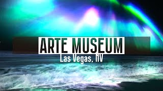 New Immersive Art Museum on the Vegas Strip Arte Museum Las Vegas  Eternal Nature [upl. by Harriet]