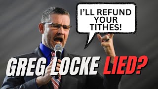 Greg Locke promised to refund tithes [upl. by Akemet]