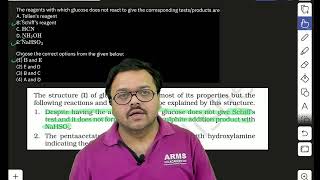 NEET 2024  The reagents with which glucose does not react to give the corresponding testsproducts [upl. by Olenta]